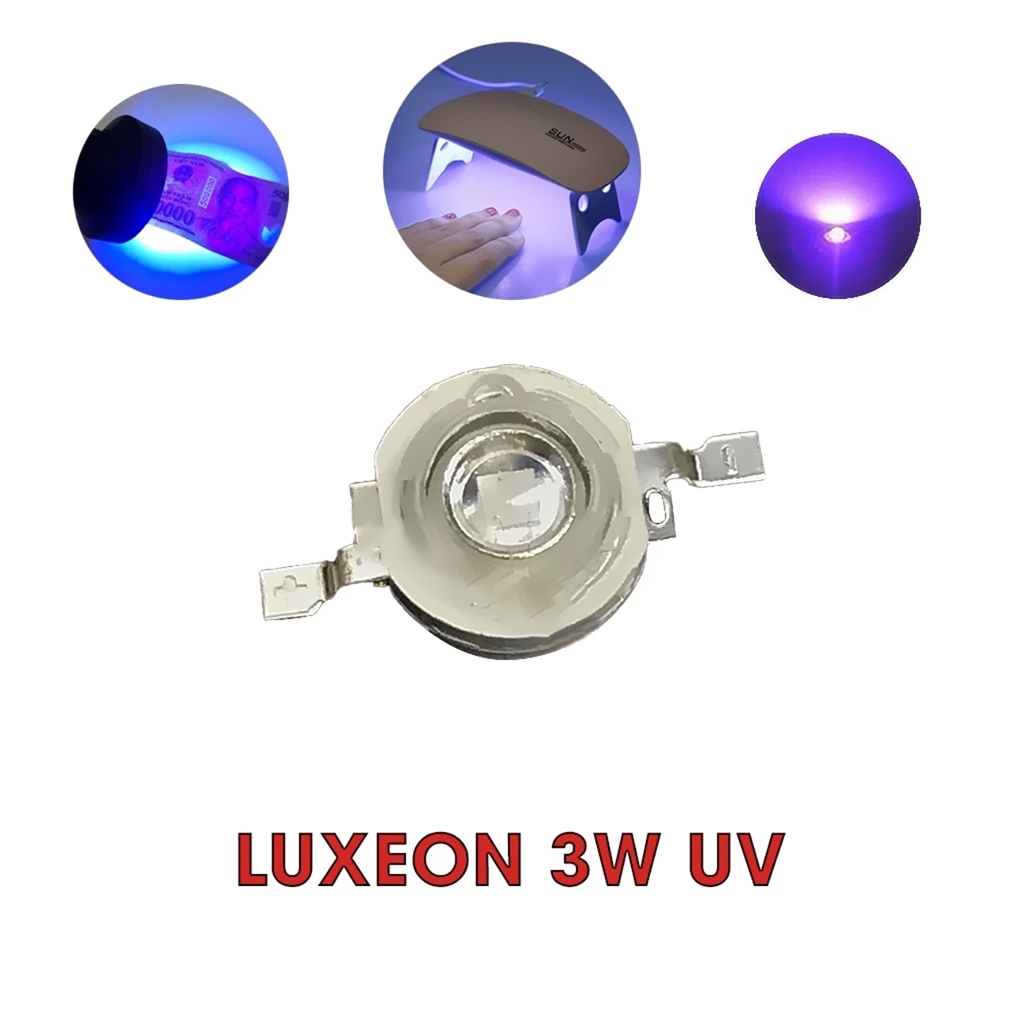 Bóng led Luxeon 3w UV