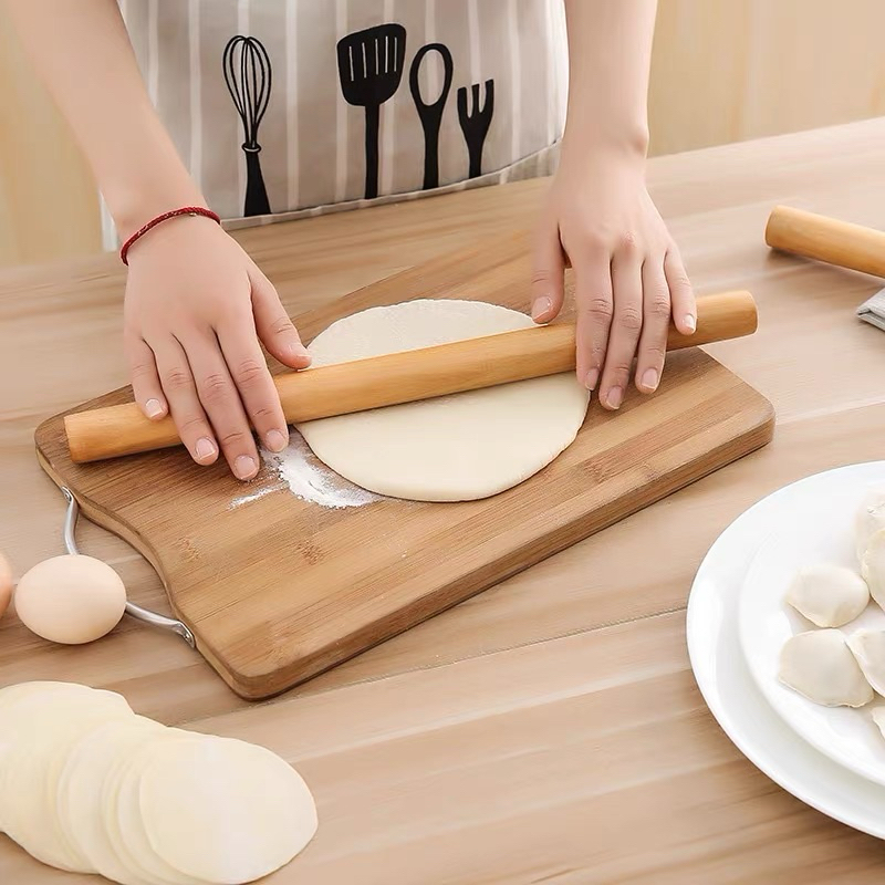 Cán bột Gỗ Trơn 28cm