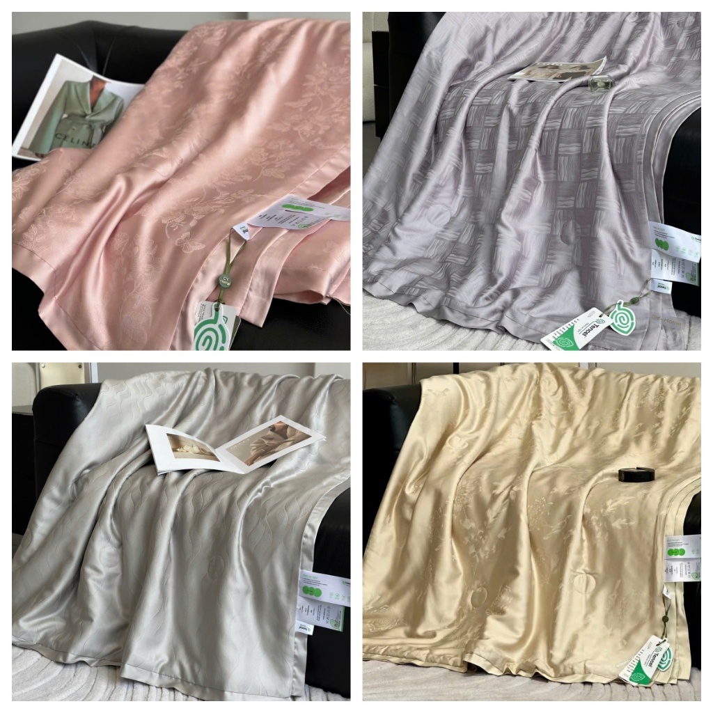 CHĂN LỤA TENCEL TƠ TẰM MÙA HÈ MÁT LẠNH KÍCH CỠ 2MX2M3