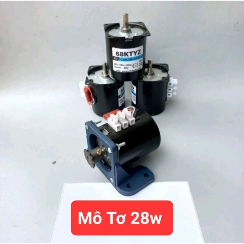 Mô tơ giảm tốc 220V 28w (68ktyz)