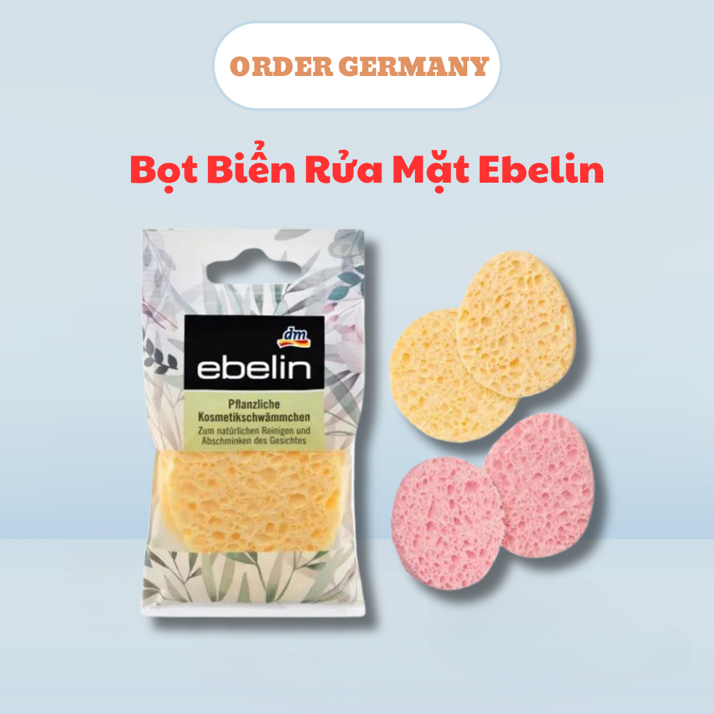 Bọt biển rửa mặt Ebelin Đức