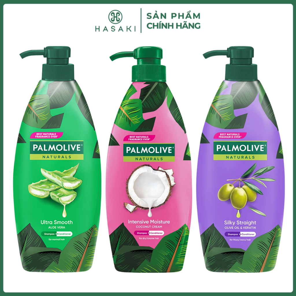 [DAILY] Dầu Gội Xả Palmolive Dưỡng Ẩm, Suôn Mượt, Dưỡng Tóc Chắc Khỏe 600ml Hasaki Sản Phẩm Chính Hãng