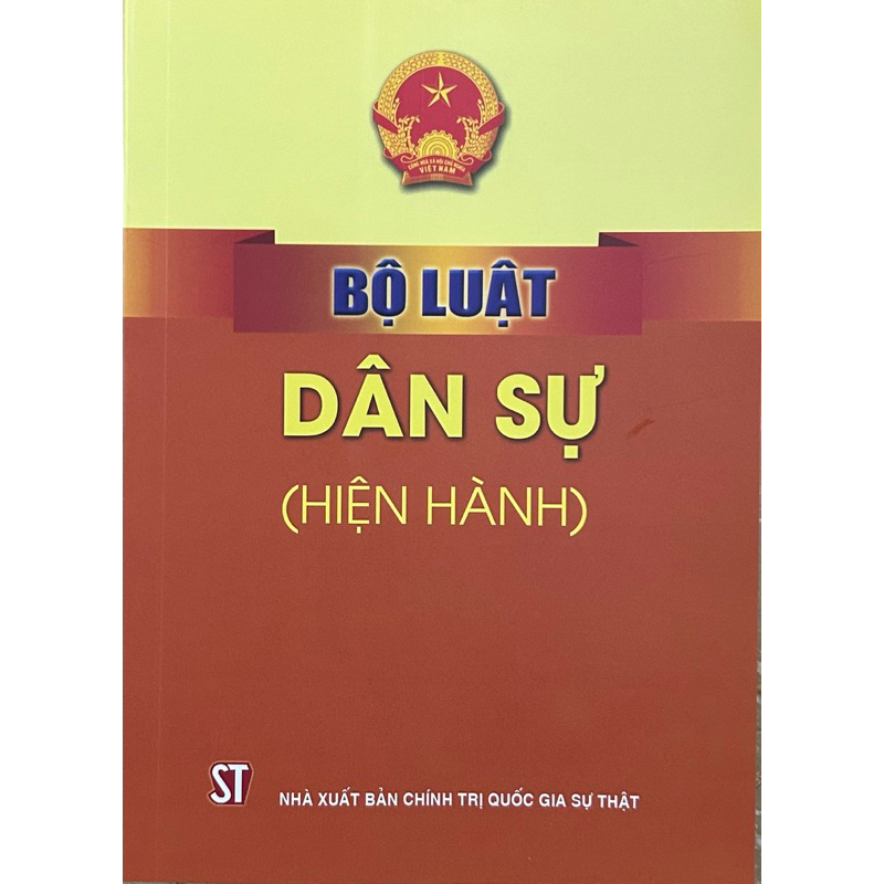 Sách Bộ Luật Dân Sự (Hiện Hành)