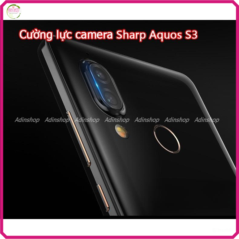 (Mua 1 tặng 1) Dán Cường lực Camera dành cho Sharp Aquos S3 loại nano trong
