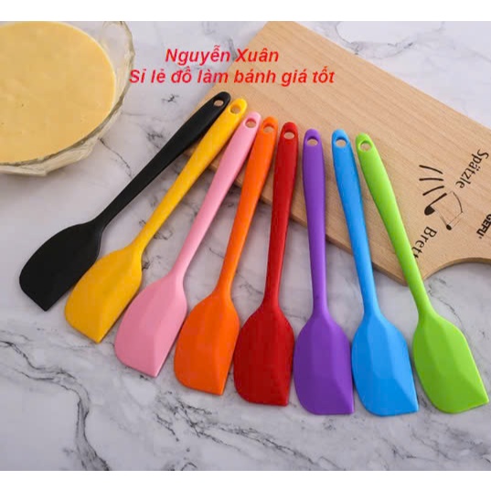 Phới / Spatula silicon đúc liền (Loại dày, đẹp)