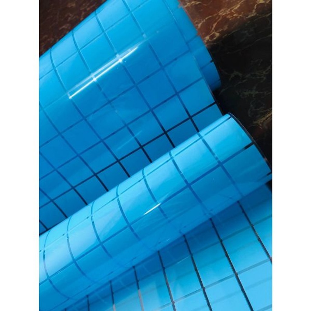 Giấy Decal Dán Cửa Kính Kẻ Ô Vuông Khổ 100cmx50cm Nhiều Màu