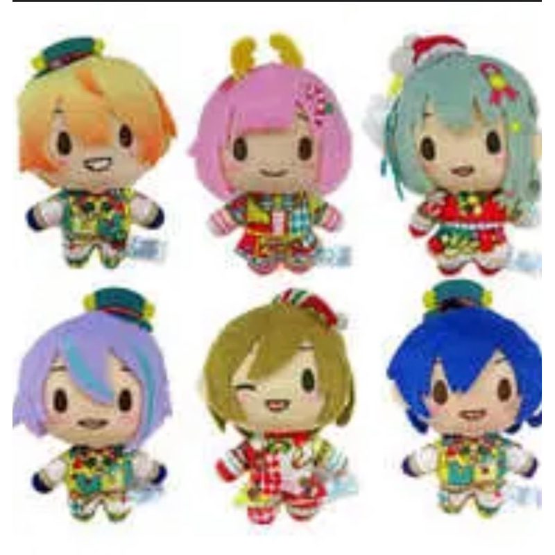 [có sẵn]Project Sekai Fuwa Puchi Mini mascot Plush Hanasato Minori 10cm sega