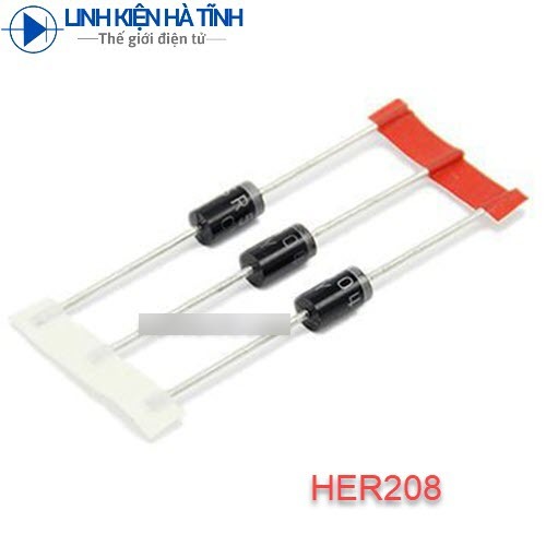 [50 CHIẾC] Diode DIOT Xung HER208 2A 1000V - CH13