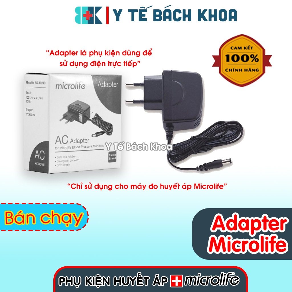 ADAPTER MÁY ĐO HUYẾT ÁP MICROLIFE
