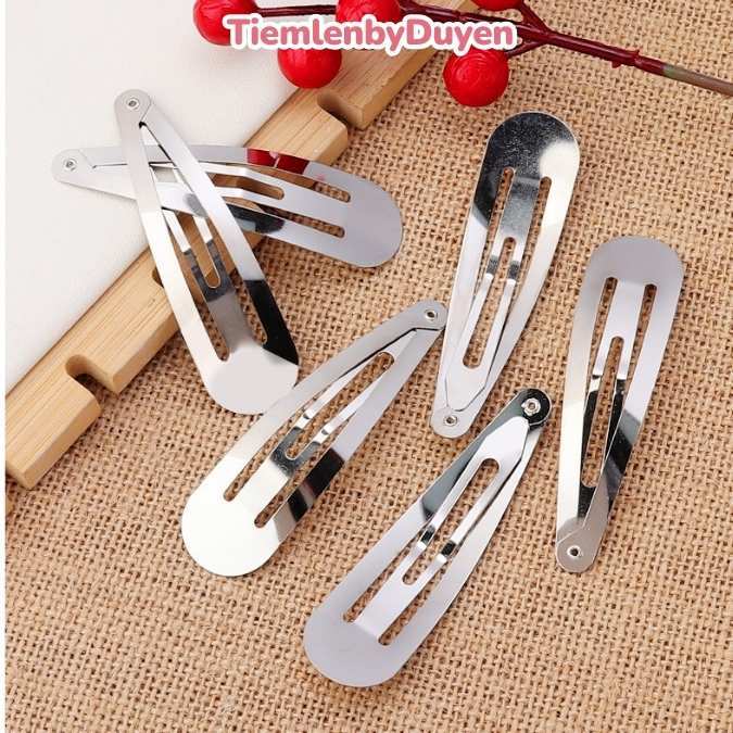 (Bán sỉ) 20 Phôi kẹp tóc làm handmade