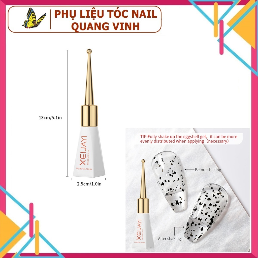 Top gel trứng cút sơn gel trứng cút Xeijayi 15ml [Mã SP: KTT538]