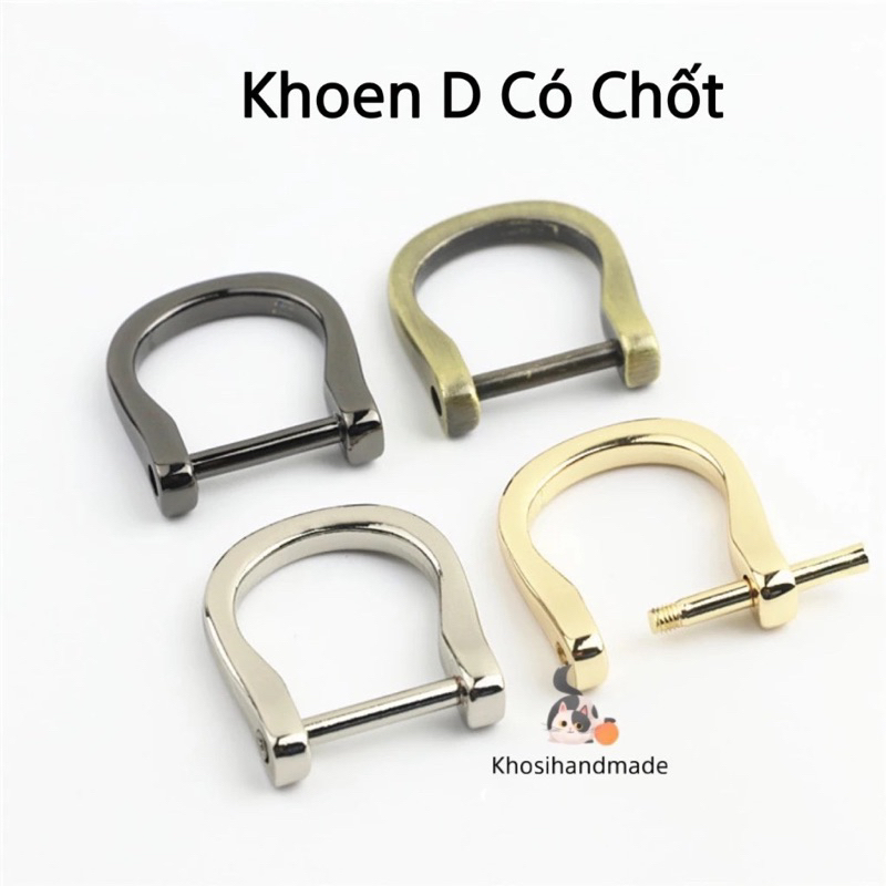 Khoen D Có Chốt Bắt Ốc  (25k/cặp)