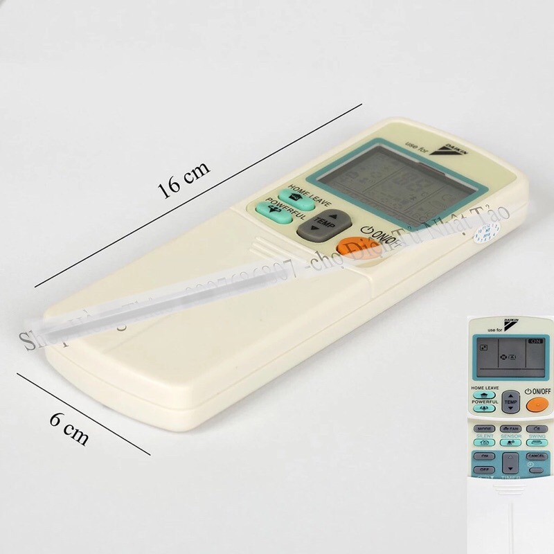 Remote máy lạnh USE FOR Daikin + Pin.(Điều khiển từ xa dùng cho điều hòa)