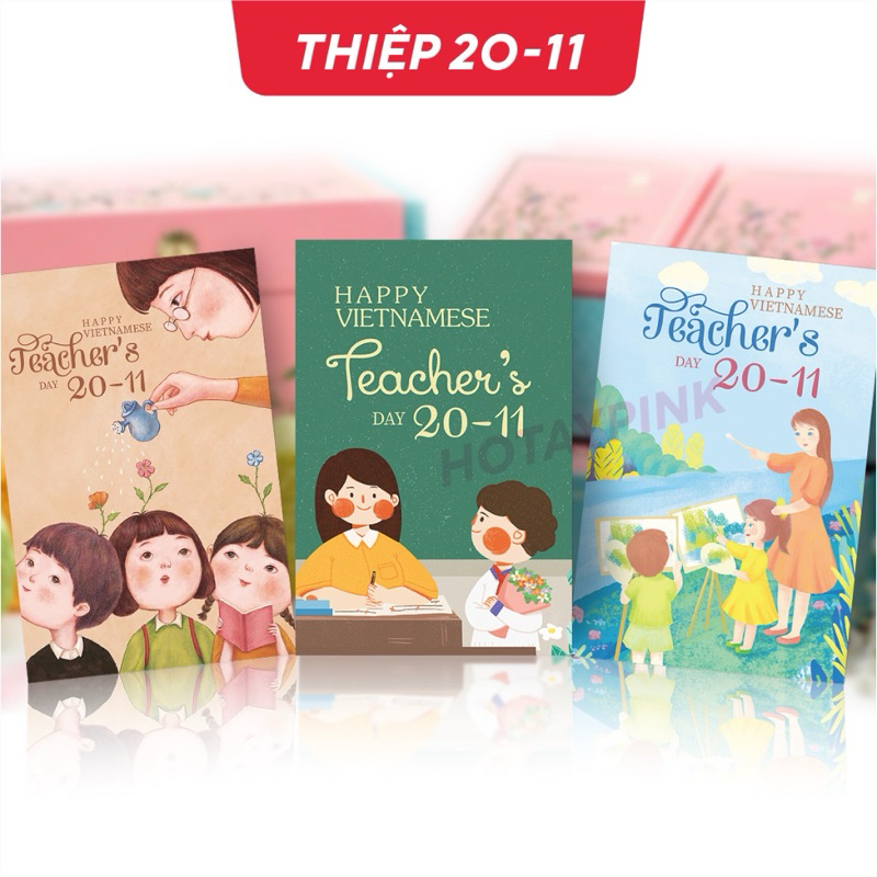 Thiệp 20/11 (giao mẫu ngẫu nhiên)