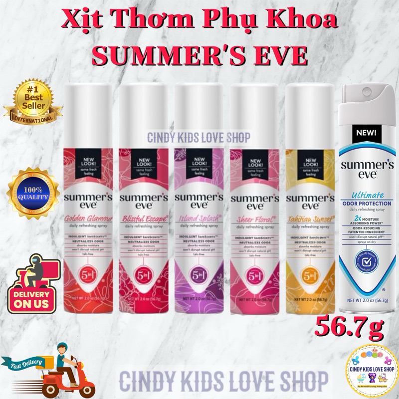 Xịt Thơm Phụ Khoa SUMMER’S EVE