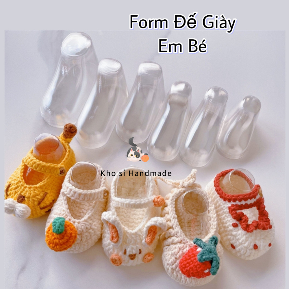 Form đế giày em bé - Khosihandmade