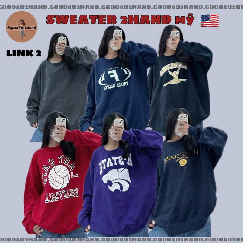 [Update ngày 16/12/2025]- SWEATER SECONDHAND Link 2 ( Mẫu M6 )