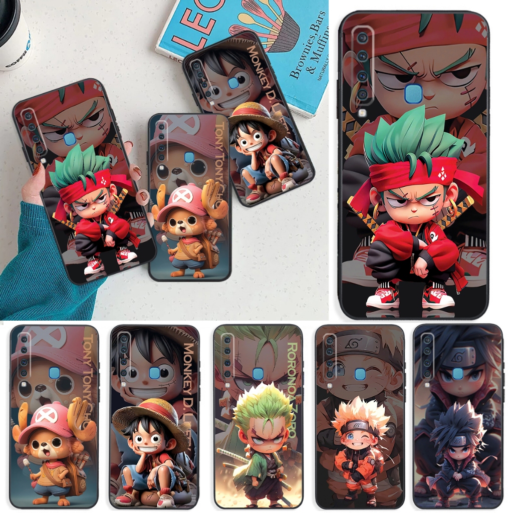 Ốp lưng Samsung A7 2018 / A9 2018 Anime Naruto,Luffy,ZOZO,SASUKE,One Piece