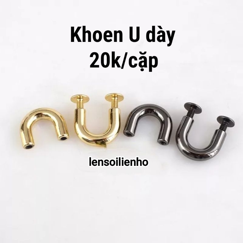 Khoen U dày phụ kiện túi xách