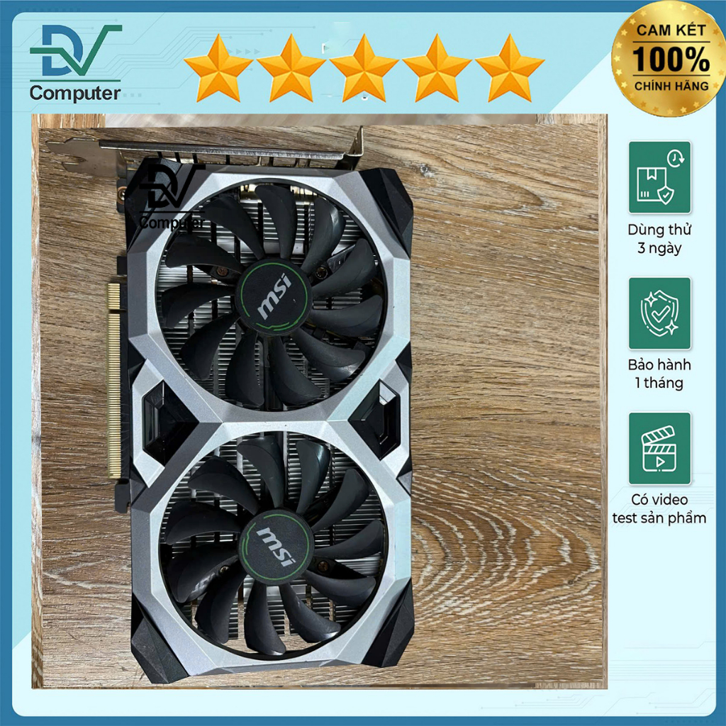 Card Màn Hình GTX 1660 Thường /Super / Ti - Hàng Đẹp BH 1 Tháng - GIGABYTE MSI ASUS ZOTAC.