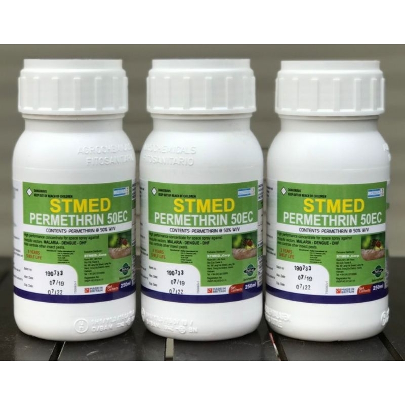 Thuốc muỗi Stmed Permethrin 250ml (nhậpkhẩu)