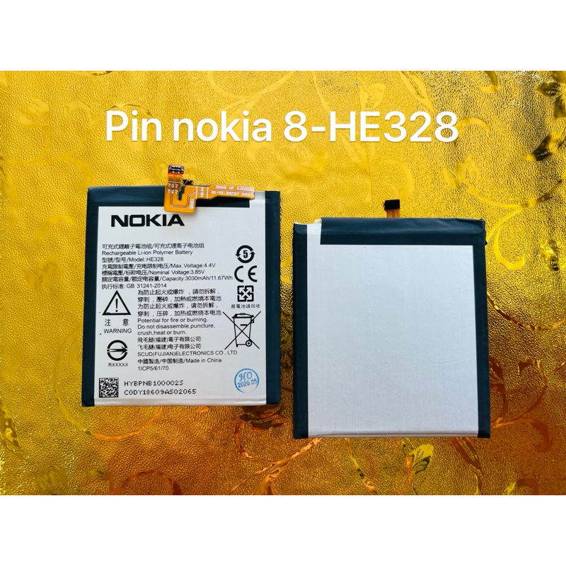 Pin nokia 8(HE328)