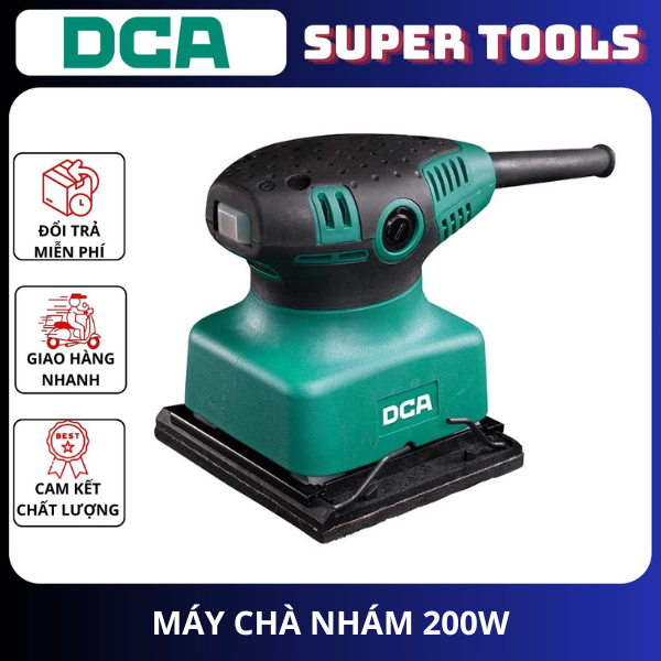 DCA Máy chà nhám 200W ASB03-100 <HÀNG CHÍNH HÃNG>
