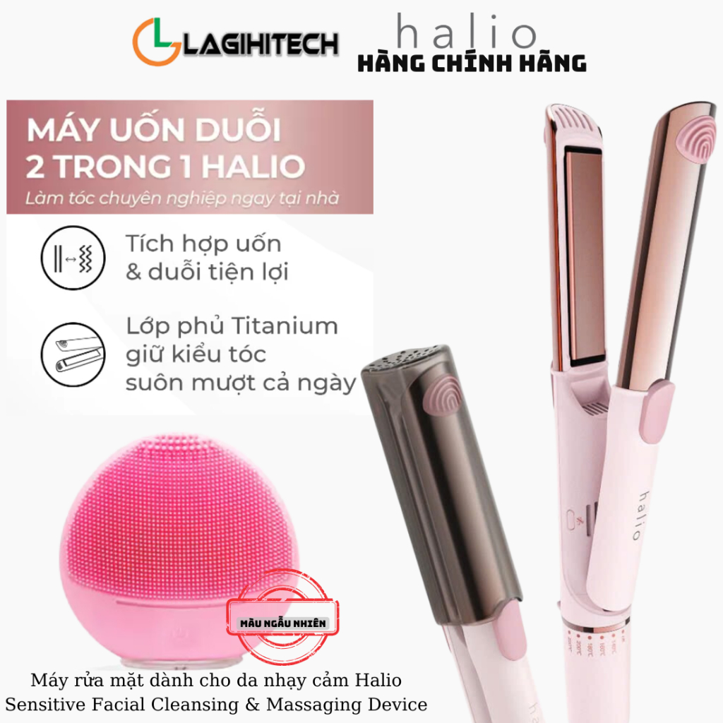 Máy Uốn Duỗi Tạo Kiểu Halio 2 In 1 Airplus Hair Styler - BH 2 năm - Chính Hãng