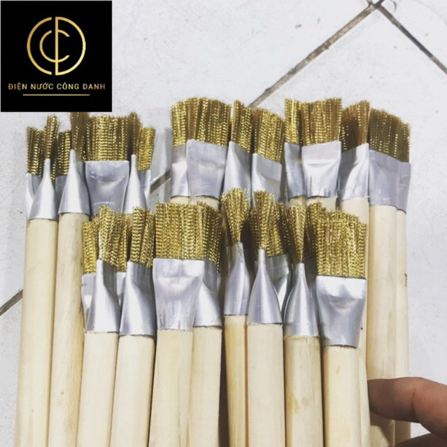 Cọ Thau( lông chải bằng thau) 5 cây