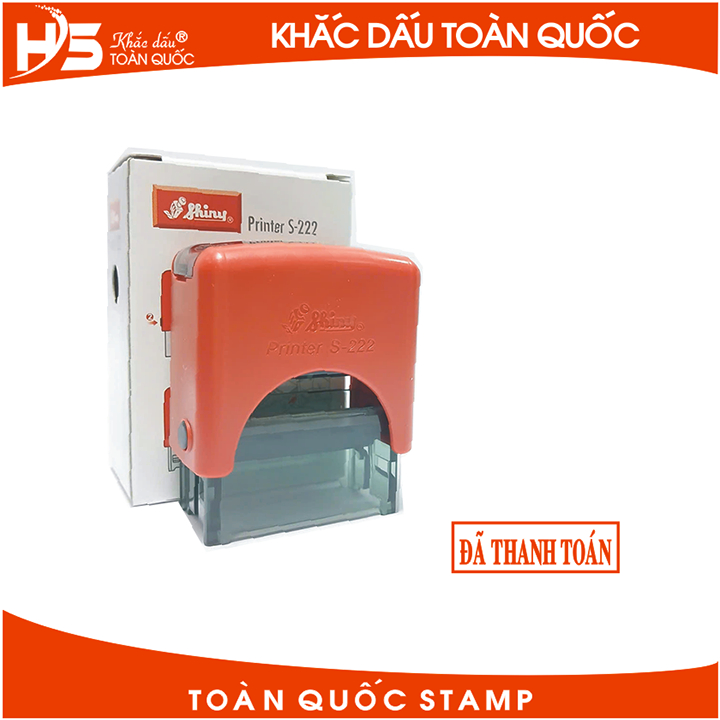 Con dấu đã thanh toán (Shiny S-222)