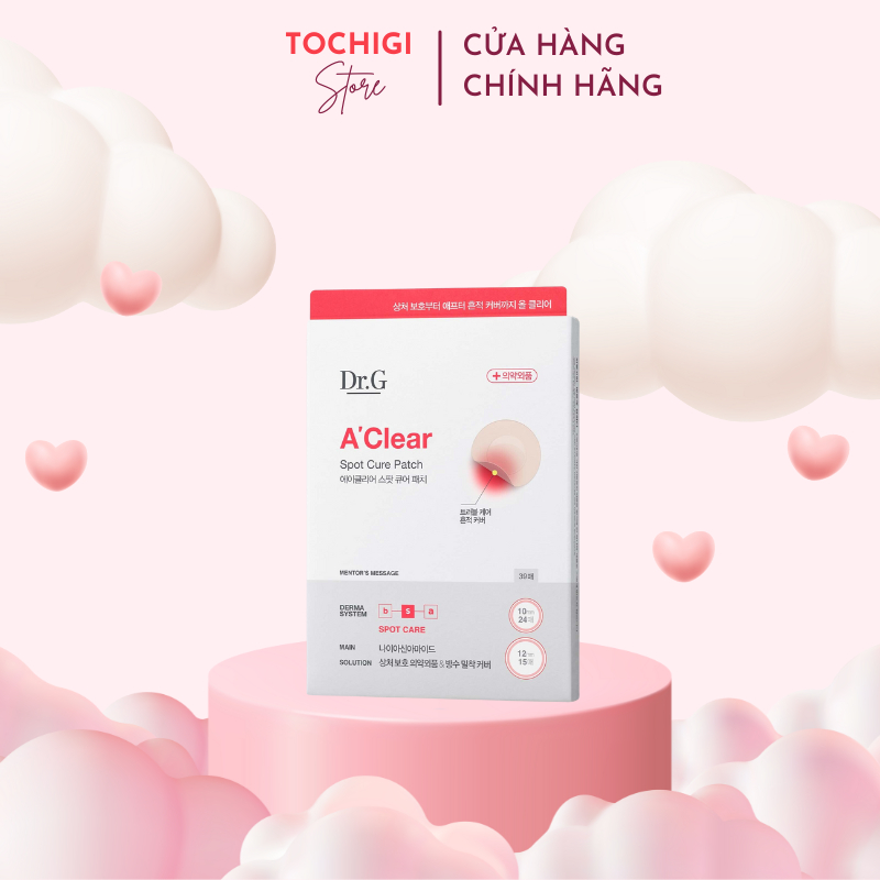 Dr.G Miếng dán mụn A'Clear Spot Cure Patch 30pcs