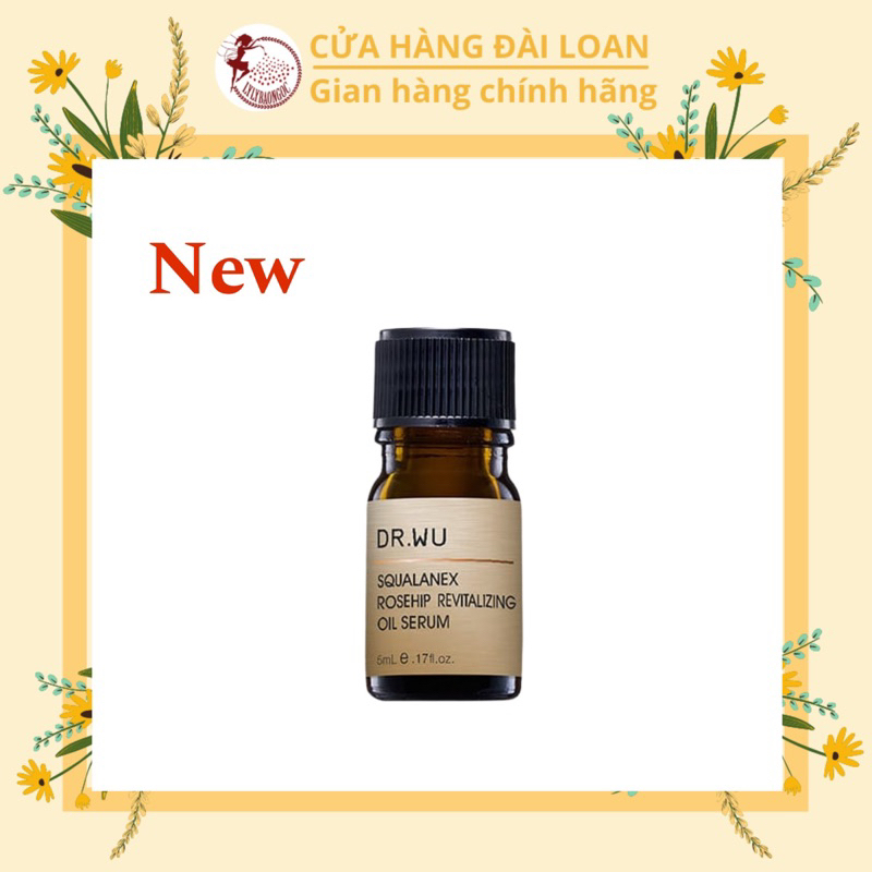 [Mini 5ml] Dầu Dưỡng Da Dr Wu Squalanex