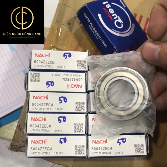 Bạc Đạn NACHI 6004ZZECM ( chính hãng 100%)