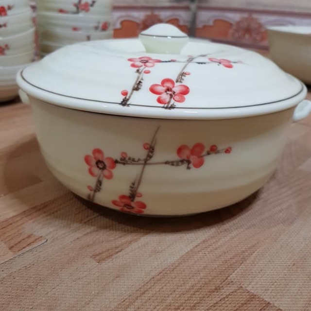 Âu đựng cơm bát tràng