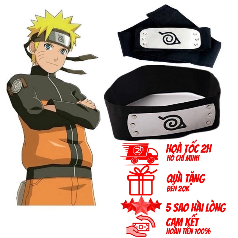 Băng Trán Naruto Làng Lá Và Các Phụ Kiện Cosplay Naruto