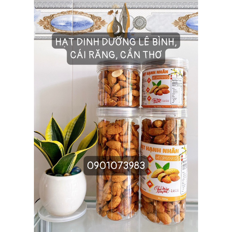 Hạt hạnh nhân rang bơ vỏ mỏng