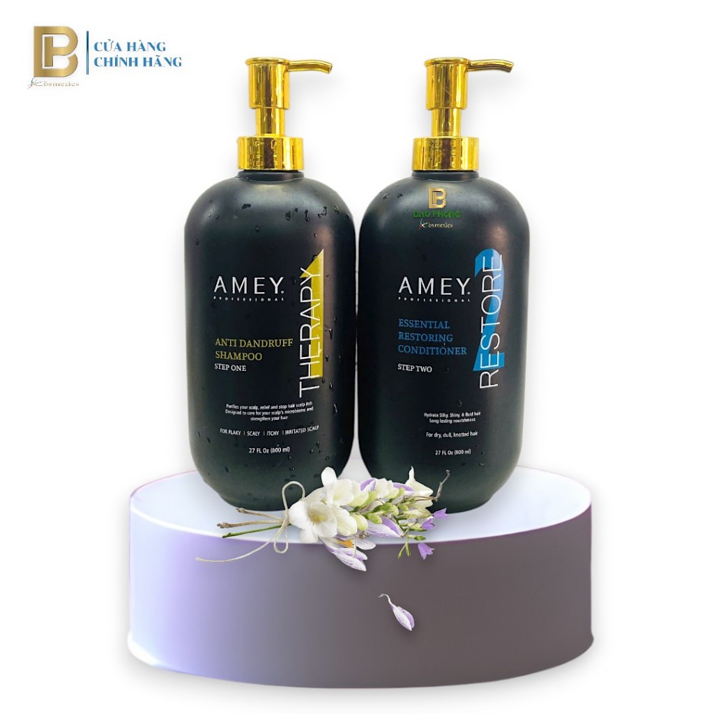 [Chính hãng] Dầu gội phục hồi tái tạo cân bằng pH Amey 800ml