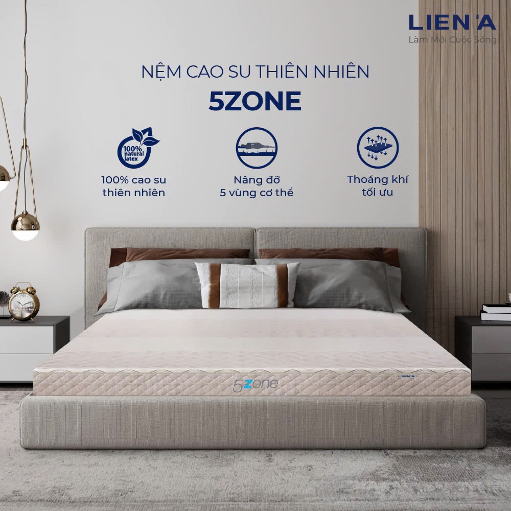 Nệm Cao Su Liên Á Five Zone