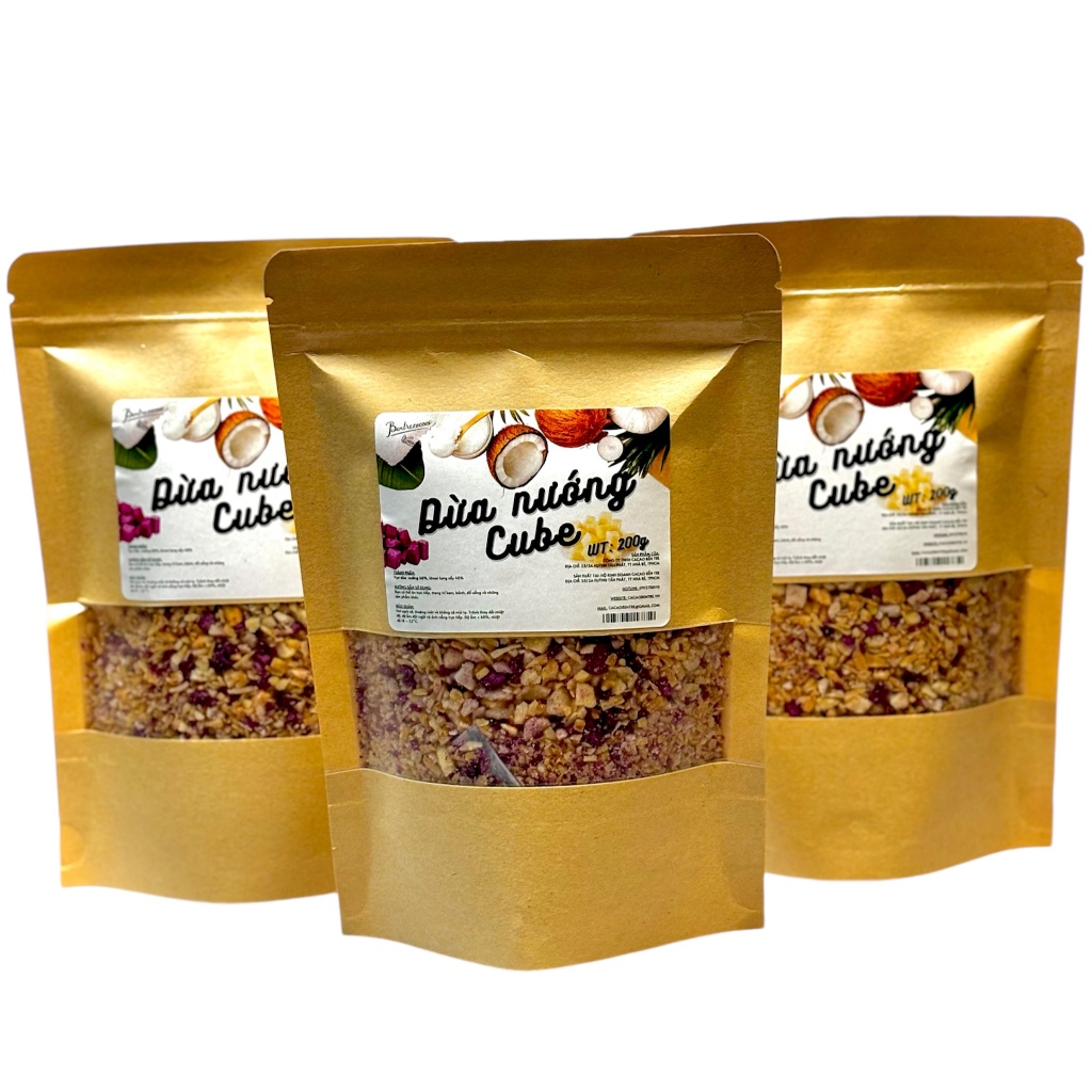 Dừa Nướng CuBe 200G