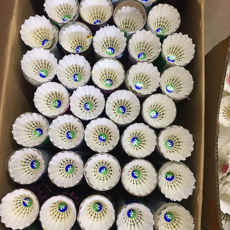 12 quả cầu lông cũ 60-70%.