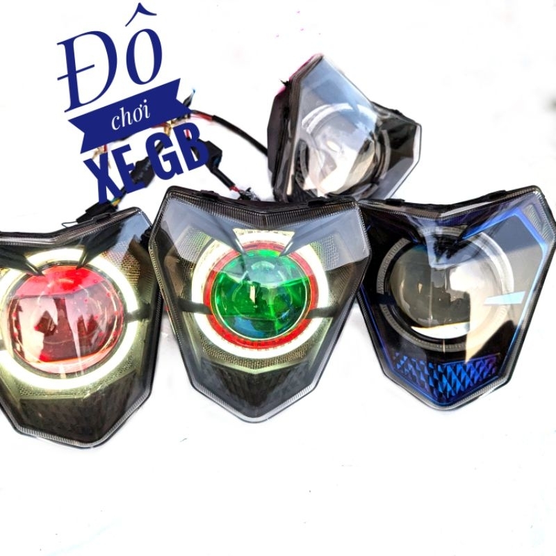 Bi cầu 3.0 T50 làm sẵn choá zhipat xmen tặng kèm mạch tải siêu sáng lắp xe điện xmen