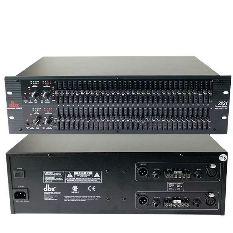 Lọc Equalizer dbx 2231 – 2 tầng đôi, chỉnh âm thanh 32 band, 2 kênh riêng biệt