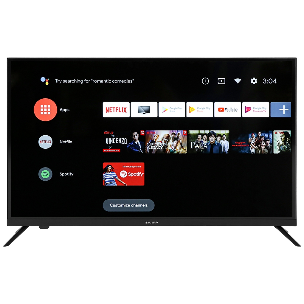 Android Tivi Sharp 32 inch 2T-C32EG2X - Điện Máy Duy HCM