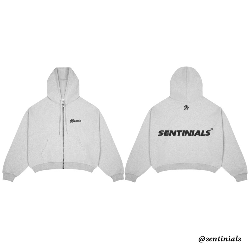 HOODIEZIP “SPLIT” BOXY SENTINIALS (8 màu) áo hoodie dây kéo có nón form boxy oversize