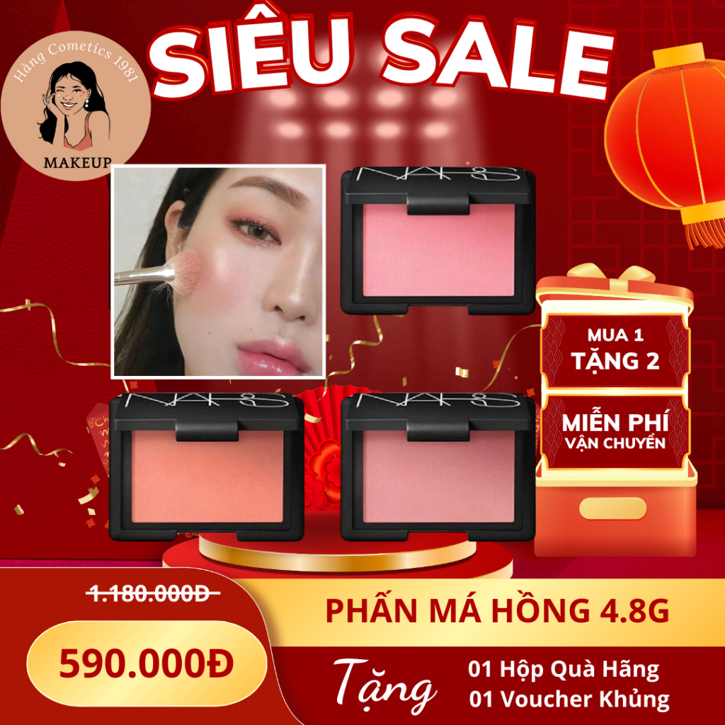 (Fullsize - Sẵn) Phấn má Phấn Má Hồng N.a.r.s Blush 4,8g