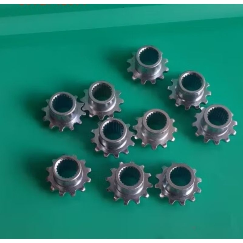 Nhông đề xe máy chế xiên nướng tự động
