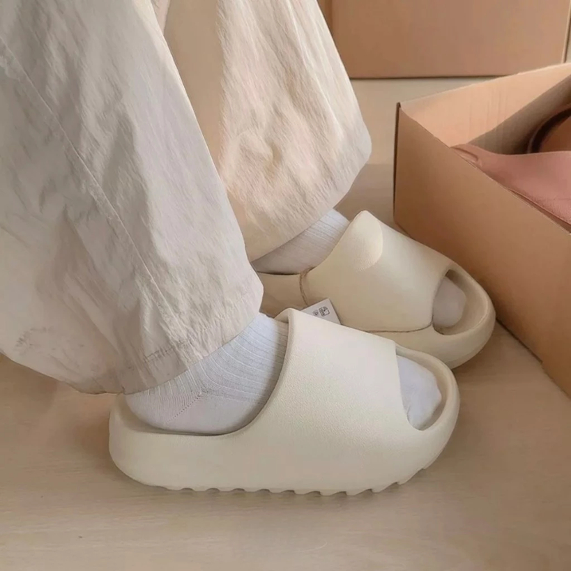 Dép Slide Bánh mì nam nữ dép đúc nguyên khối đế cao 4cm nhiều màu sắc _ Mẫu đẹp