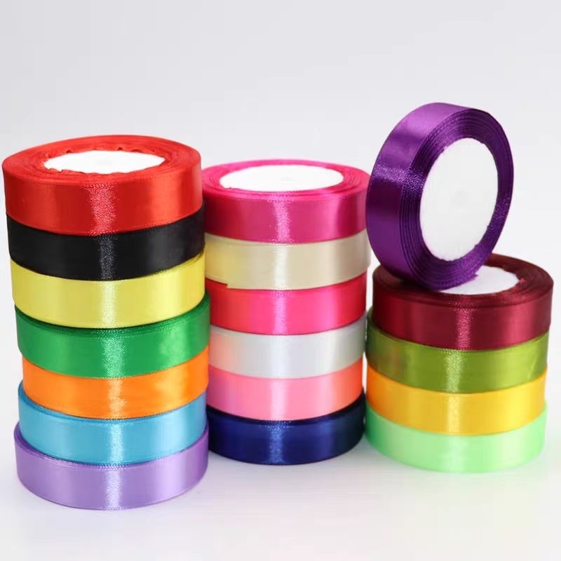Ruy băng lụa trơn bản 2cm