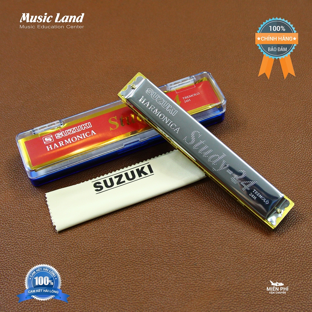 Kèn Harmonica Suzuki Study-24 – Chính Hãng
