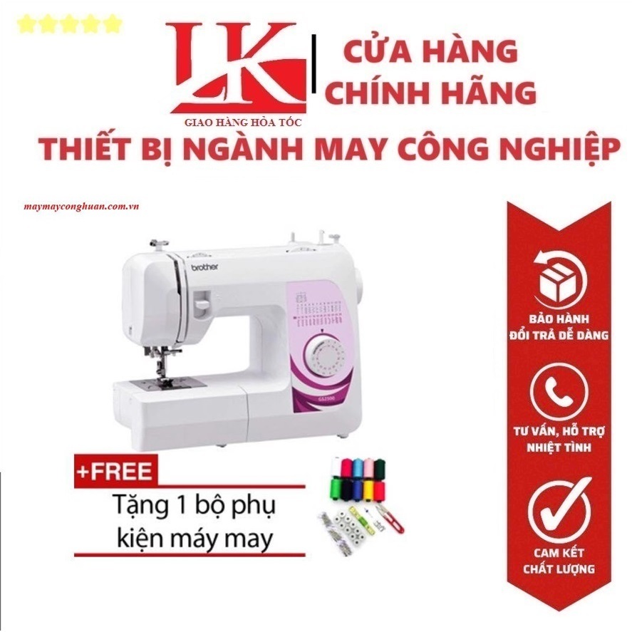 Máy may GS2500 brother chính hãng.máy mới 100%, tặng bộ phụ kiện đi kèm máy.bảo hành chính hãng